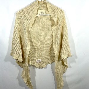 Anthropologie Angel of the North Nyla Shawl XS/S